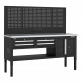 Superline PRO® Modular Workbench with 4 Drawers & Cupboard Stainless Steel Worktop 1830mm APMWB72COMBO1SS