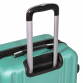 Dellonda Set 3-Piece Lightweight ABS Luggage Set with Integrated TSA Approved Combination Lock - Teal - DL126 DL126
