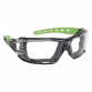 Safety Spectacles with EVA Foam Lining - Clear Lens SSP68