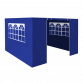 Dellonda Premium Side Walls/Doors/Windows for Gazebo/Marquee, Fits 2 x 2m Models - Blue DG143