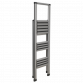 Aluminium Professional Folding Step Ladder 3-Step 150kg Capacity APSL3