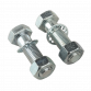 Tow-Ball Bolts & Nuts M16 x 55mm Pack of 2 TB27