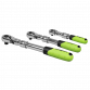 Siegen Extendable Flexi-Head Ratchet Wrench Set 3pc S01297