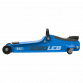 Trolley Jack 2 Tonne Low Profile Short Chassis - Blue 1020LEB