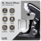Baridi 1800W Stand Mixer with Accessories 8L - Black DH174