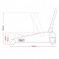 Trolley Jack 2 Tonne Low Entry Short Chassis & Accessories Bag Combo - Hi-Vis Green 1020LEHVBAGCOMBO