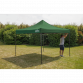 Dellonda Premium 2x2m Pop-Up Gazebo, Heavy Duty, PVC Coated, Water Resistant Fabric, Supplied with Carry Bag, Rope, Stakes & Weight Bags - Dark Green Canopy DG128