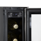 Baridi 7 Bottle 15cm Slim Wine Cooler with Digital Touch Screen Controls, Stainless Steel DH77