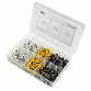 Numberplate Screw Assortment 195pc 4.8mm x 18mm - Plastic Enclosed Head AB195NP