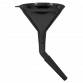 Angled Spout Oval Funnel with Filter 200mm - Medium F7