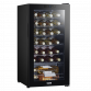 Baridi 28 Bottle Wine Fridge with Digital Touchscreen Controls & LED Light, Black - DH10 DH10