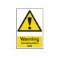 Warning Construction Site - PVC 200 x 300mm SCA0958