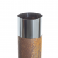 Dellonda Outdoor/Garden/Patio Conical Chiminea, Fireplace, Fire Pit, Heater, H127cm - Corten Steel DG110