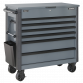 Tool Trolley 6 Drawer with Ball Bearing Slides - Grey AP366G