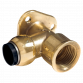 Wingback Elbow Ø22mm x 3/4"BSP Brass (SharkBite®) SBA22BWE