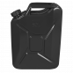 Screw Cap Metal Jerry Can 20L - Black JC20SCB