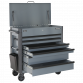 Tool Trolley 6 Drawer with Ball Bearing Slides - Grey AP366G