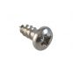 Self-Tapping Screws, Pozi, Pan Head, A2 Stainless Steel
