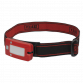 Rechargeable Head Torch 2W COB LED Auto-Sensor Red LED360HTR