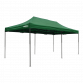 Dellonda Premium 3x6m Pop-Up Gazebo, Heavy Duty, PVC Coated, Water Resistant Fabric, Supplied with Carry Bag, Rope, Stakes & Weight Bags - Dark Green Canopy DG140