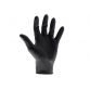 Heavy-Duty Nitrile Disposable Gloves, Black