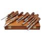 Wood Carving Chisels Set in Case, 12 Piece FAIWCSET12F