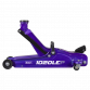 Low Profile Short Chassis Trolley Jack 2 Tonne - Purple 1020LEP