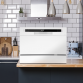 Baridi Compact Tabletop Dishwasher 6 Place Settings, 6 Programmes, Low Noise, 6.5L Cycle, Start Delay - White DH83