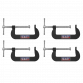 4pc Set Junior C-Clamp  - 76mm x 35mm GCC02