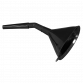 Angled Spout Oval Funnel with Filter 200mm - Medium F7