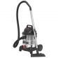 Vacuum Cleaner Industrial Wet & Dry 20L 1250W/230V Stainless Drum PC200SD