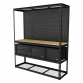 Heavy-Duty Modular Workbench & Racking Kit with 3 Storage Units APMWBCOMBO1