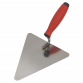 Stainless Steel Triangular Brick Trowel - Rubber Handle 180mm T1205