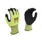 Hi-Vis Cut D Grip Gloves - L (Size 9) DEWDPG855L