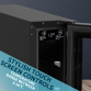 Baridi 7 Bottle 15cm Slim Wine Cooler with Digital Touch Screen Controls, Black DH76