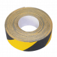 Anti-Slip Tape Self-Adhesive Black Yellow 50mm x 18m ANTBY18