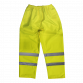 Hi-Vis Yellow Waterproof Trousers - Large 807L
