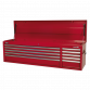 Topchest 10 Drawer with Ball-Bearing Slides Heavy-Duty - Red AP6610