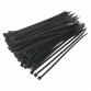 Cable Tie 200 x 4.8mm Black Pack of 100 CT20048P100