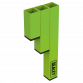 Magnetic Cable Tie Holder - Hi-Vis Green APCTHHV