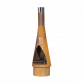 Dellonda Outdoor/Garden/Patio Conical Chiminea, Fireplace, Fire Pit, Heater, H127cm - Corten Steel DG110