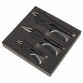 Locking Pliers Set 3pc Quick Release - Black Series AK6863B