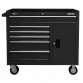 Rollcab 6 Drawer with Ball Bearing Slides - Black AP4106B