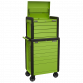 Rollcab 11 Drawer Push-To-Open Hi-Vis Green APPDSTACKG