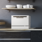 Baridi Compact Tabletop Dishwasher 6 Place Settings, 6 Programmes, Low Noise, 6.5L Cycle, Start Delay - White DH83