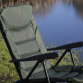 Dellonda Portable Fishing/Camping Chair, Reclining, Adjustable Height, Water Resistant, Rotating Feet for Multiple Terrain, Foldable DL74