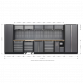 Superline PRO® 4.9m Storage System - Wood Worktop APMSSTACK01W