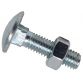 Cup Square Hex Bolt & Nut ZP M6 x 100mm Box 25