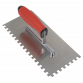 Stainless Steel 270mm Notch Trowel - Rubber Handle - 8mm T7808