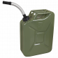 Screw Cap Metal Jerry Can 20L - Green JC20SCG